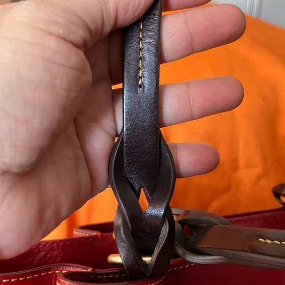 Dooney & Bourke EUC  Florentine Leather Large Zip Barlow - Picture 14 of 15